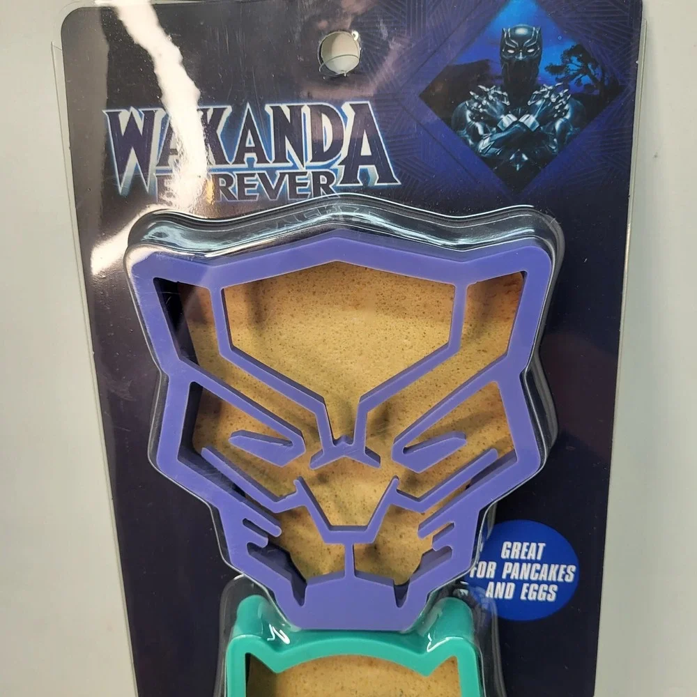 Marvel Wakanda Forever 3Pk‎ Silicone Great for Pancakes & Eggs Breakfast Molds